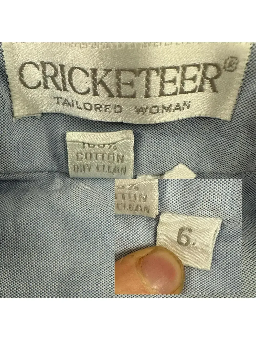 Cricketeer Vintage‎ Pintuck Oxford Blouse